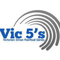 Vic5s paintball tournament logo